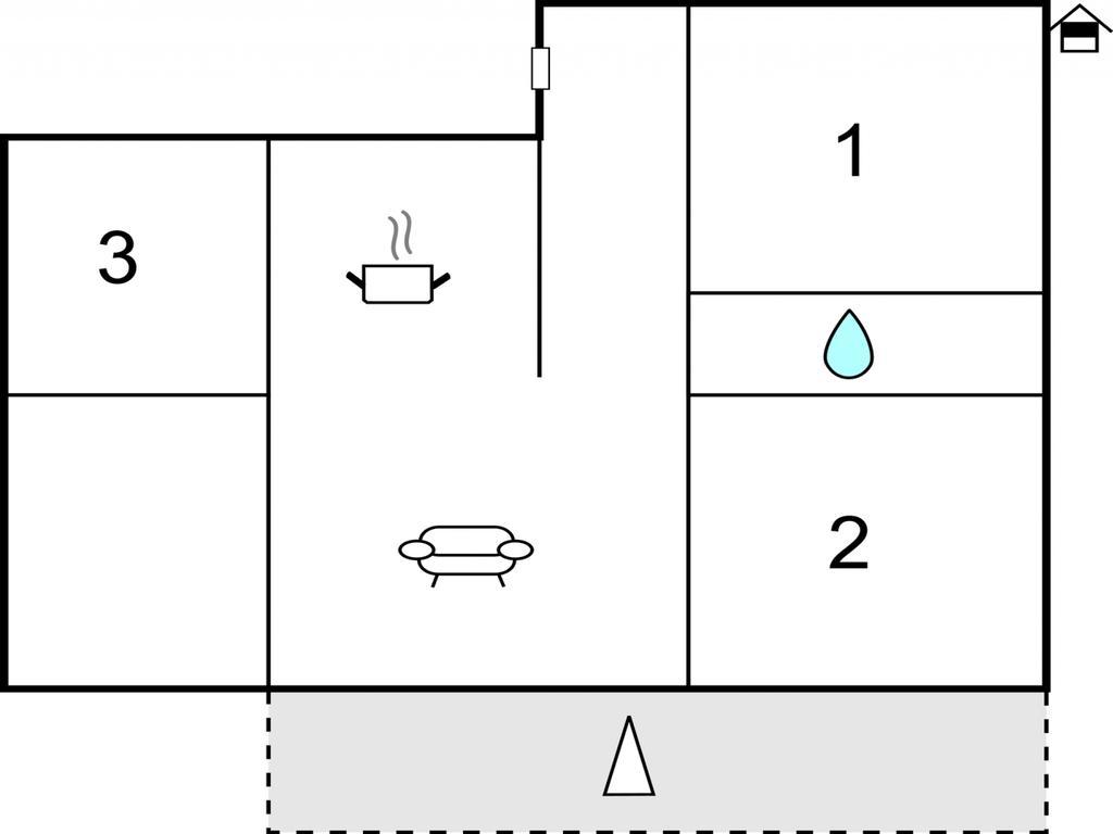 Three-Bedroom Apartment In Bijela Luaran gambar